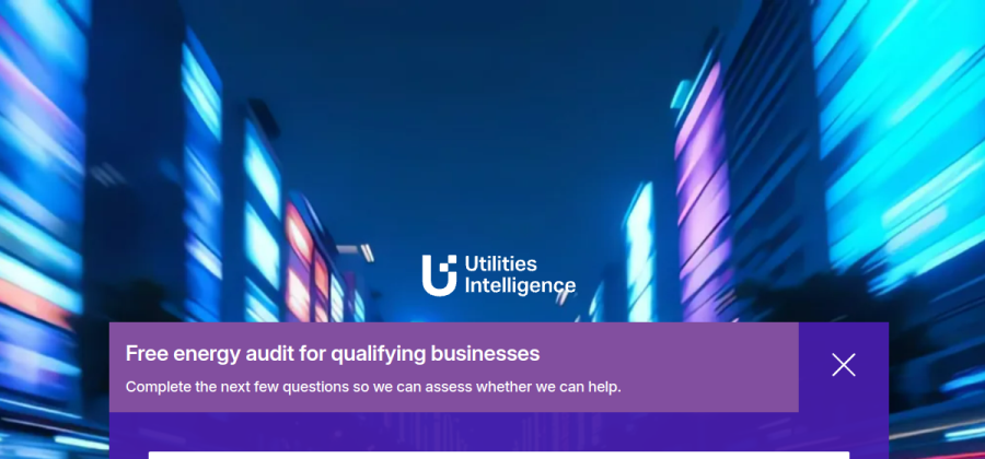 Screenshot of Utilities Intelligence CRM website