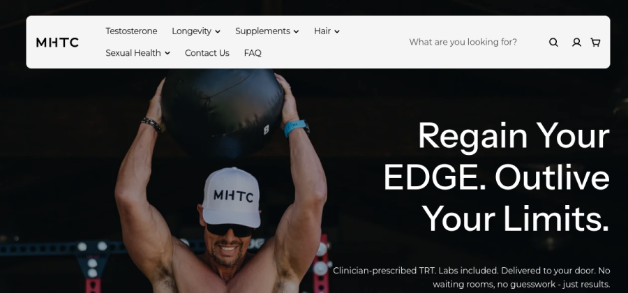 Screenshot of MHT Clinic website